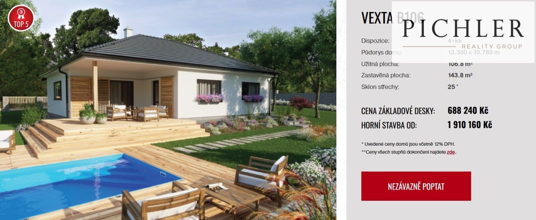 Rodinné domy, Dalovice, 89 m²