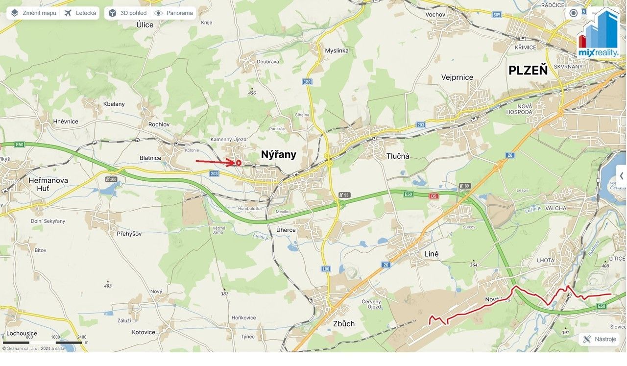 Prodej pozemek pro bydlení - Kamenný Újezd, Nýřany, 17 141 m²