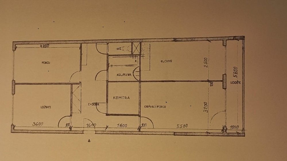 3+1, Praha, 150 00, 2 m²