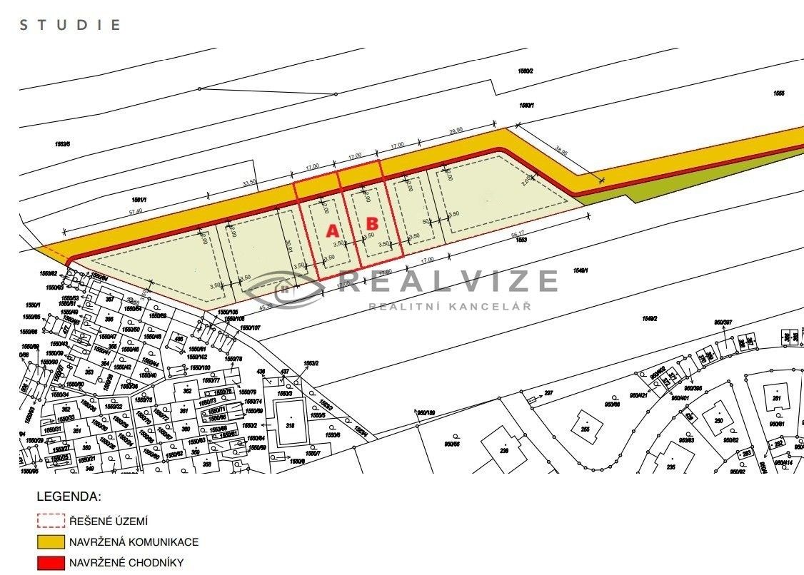 Pozemky pro bydlení, Dolní Třebonín