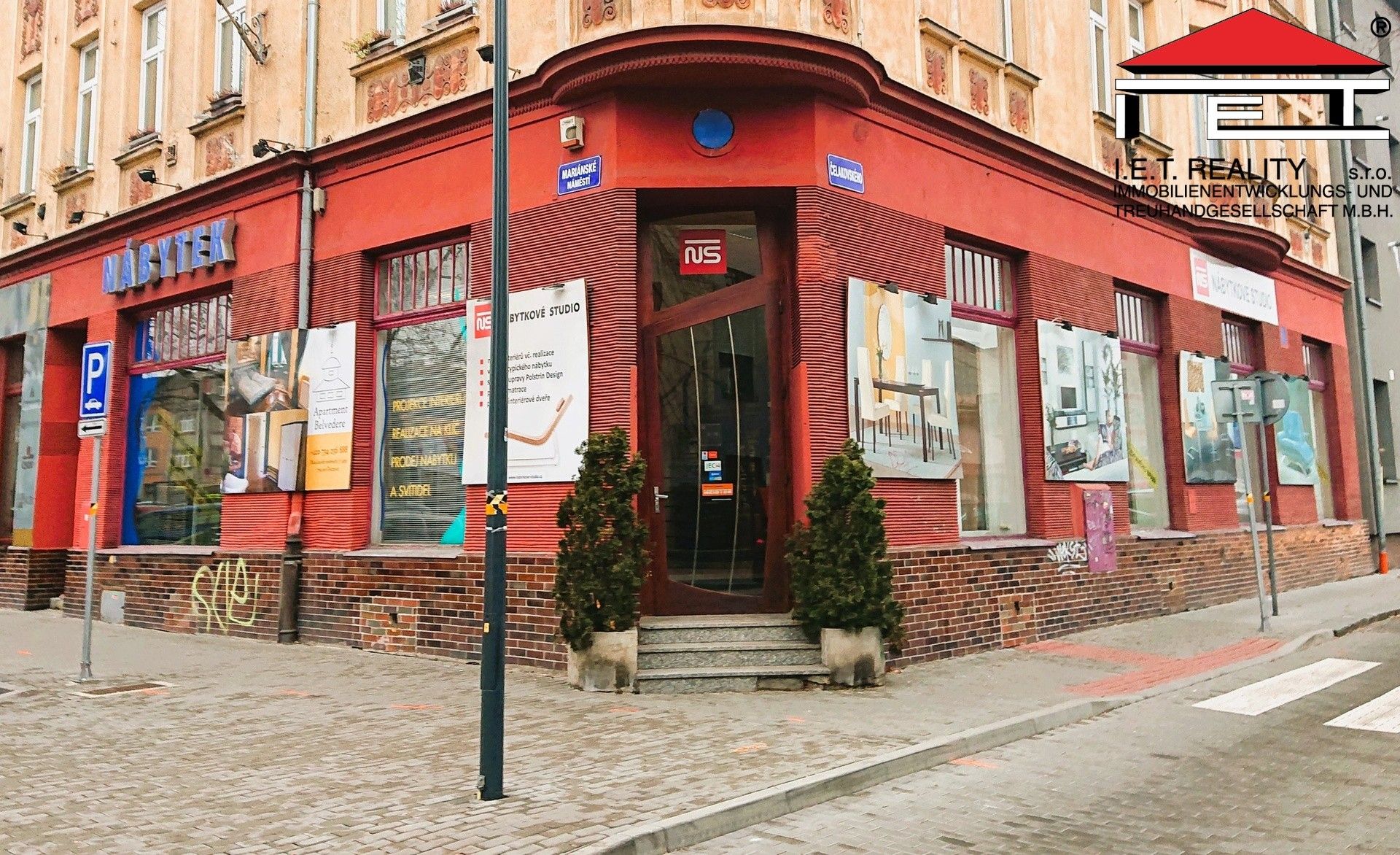 Obchodní prostory, Mariánské náměstí, Ostrava, 210 m²