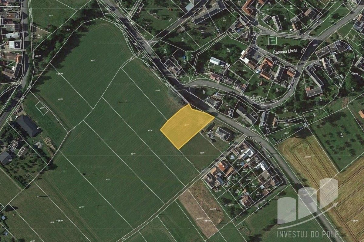 Pozemky pro bydlení, Červená Lhota, Bílá Lhota, 2 062 m²