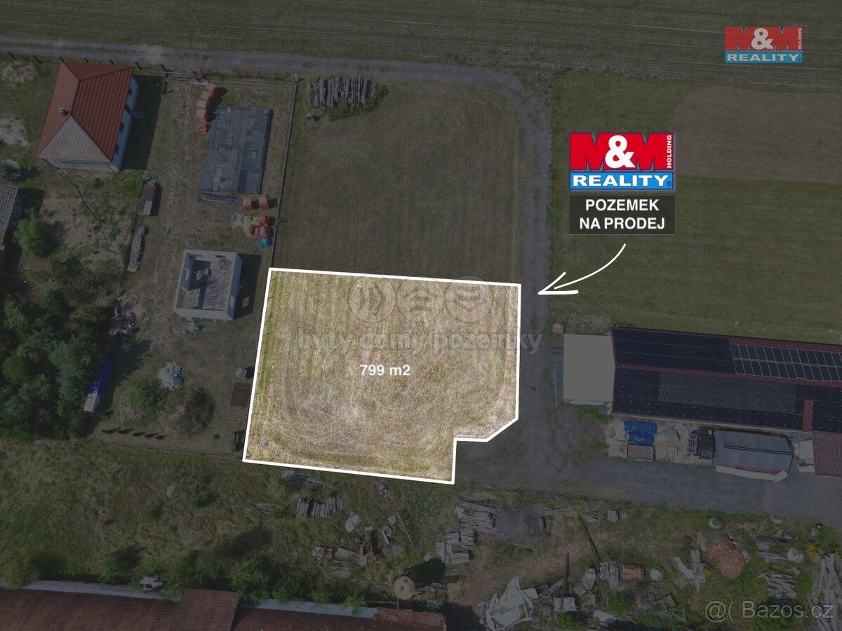 Prodej pozemek - Kostelec nad Orlicí, 517 41, 799 m²