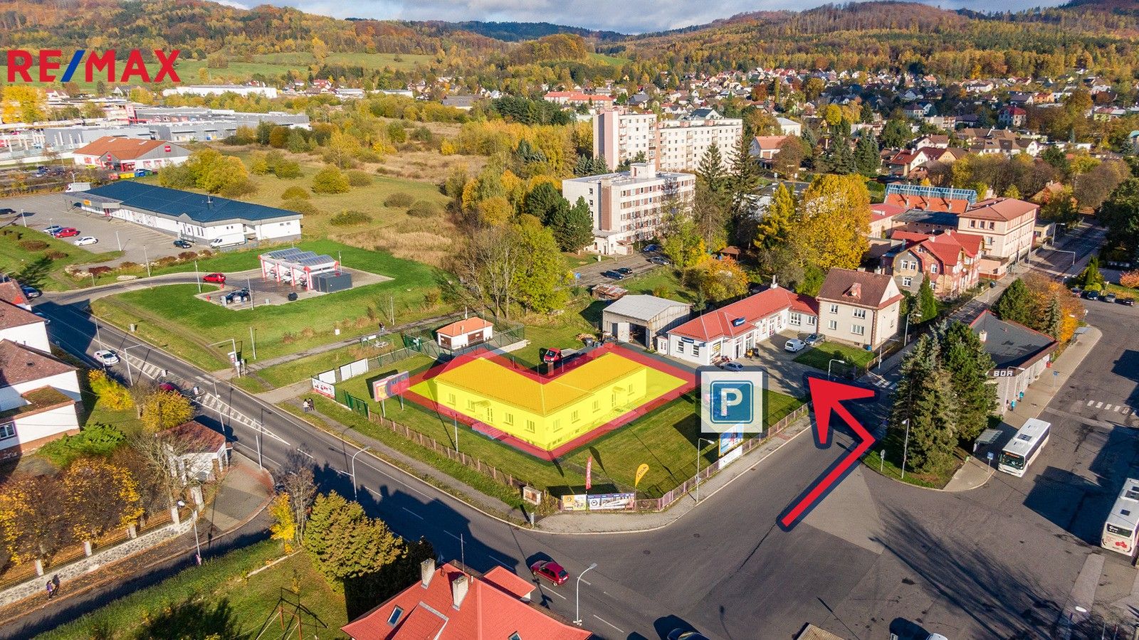 Kanceláře, Revoluční, Nový Bor, 246 m²