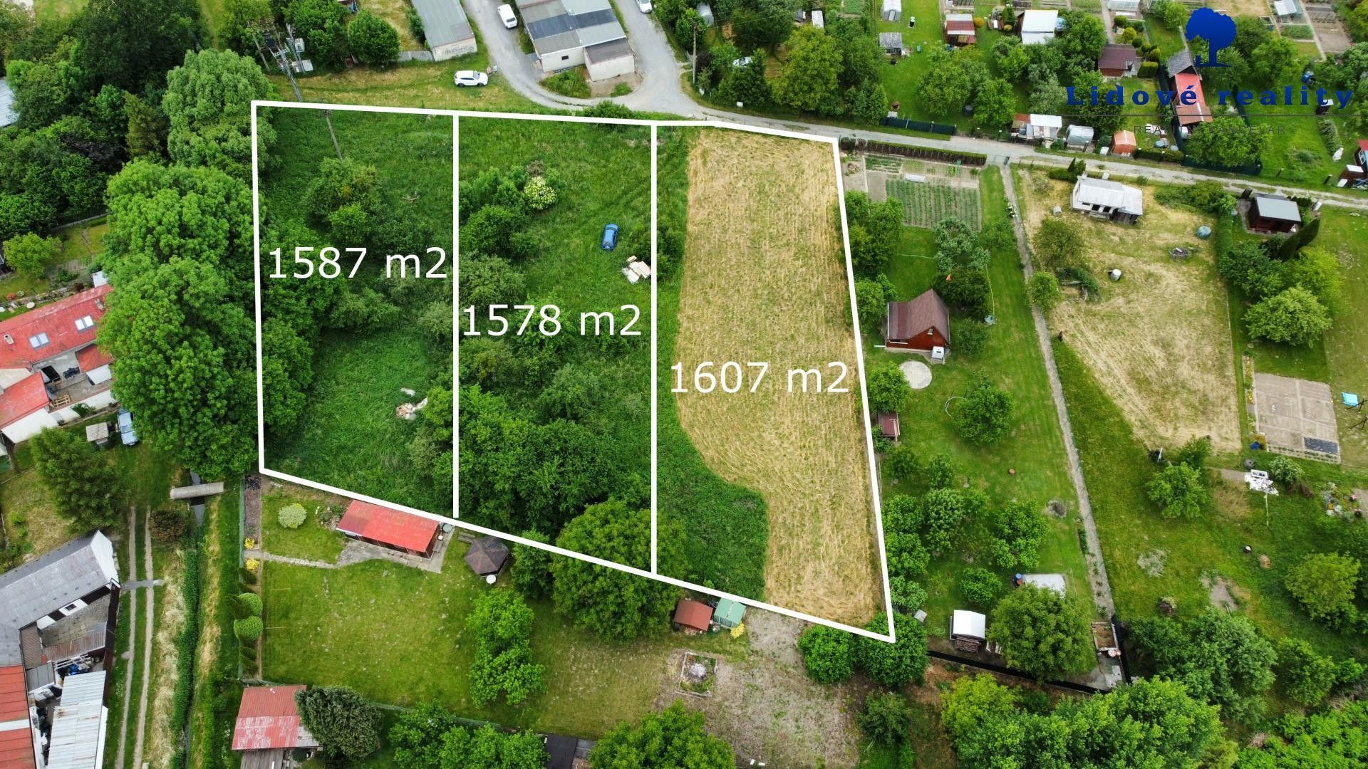 Pozemky pro bydlení, Na zahrádkách, Suchdol nad Odrou, 1 607 m²