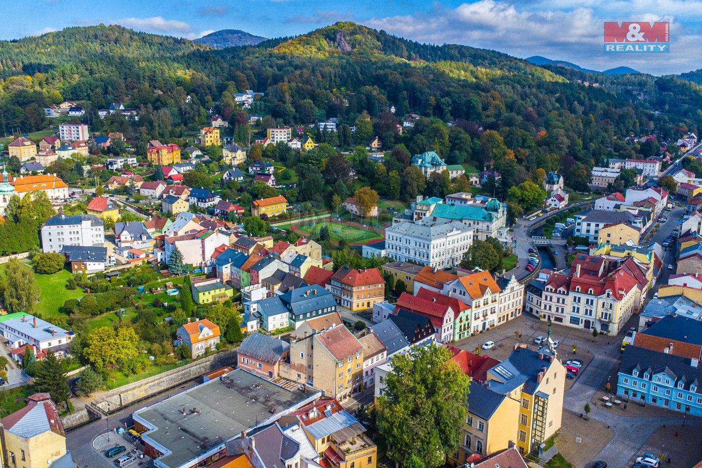 Činžovní domy, Smetanova, Česká Kamenice, 401 m²