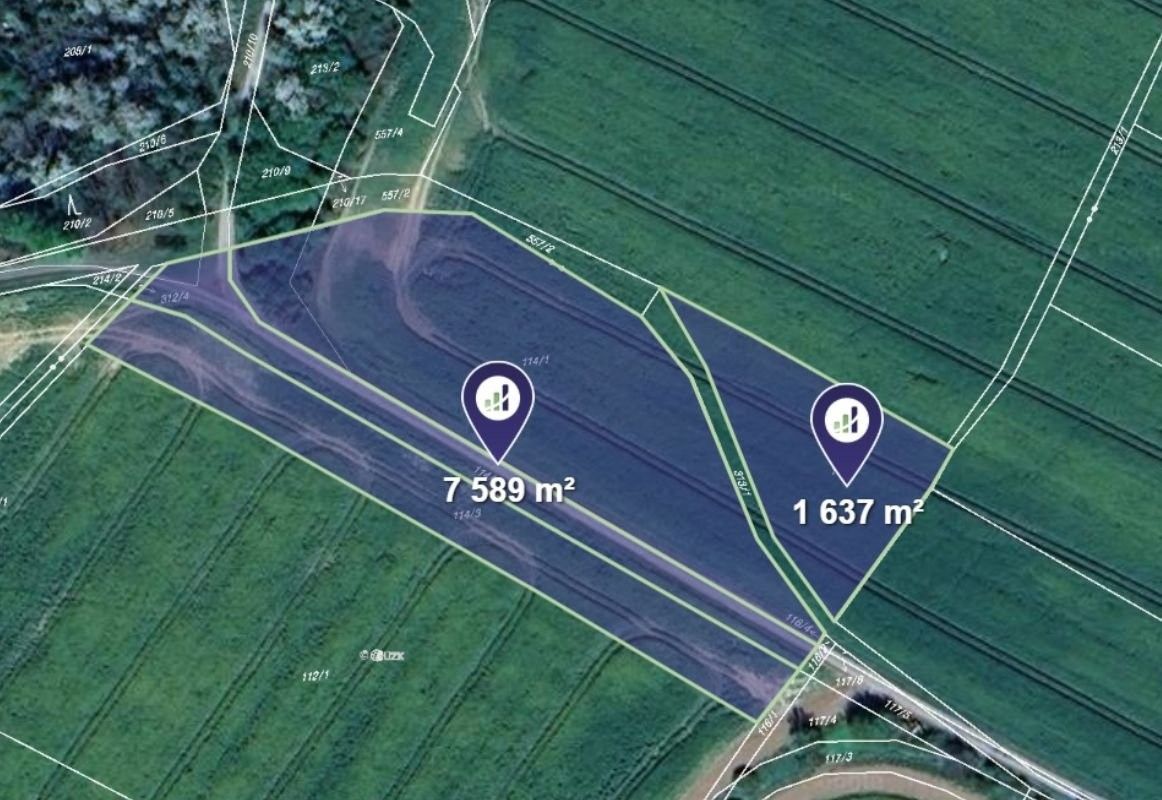 Zemědělské pozemky, Morašice, 9 289 m²