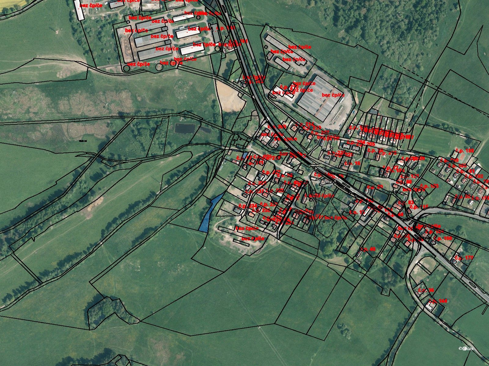 Prodej louka - Stará Voda, 183 m²