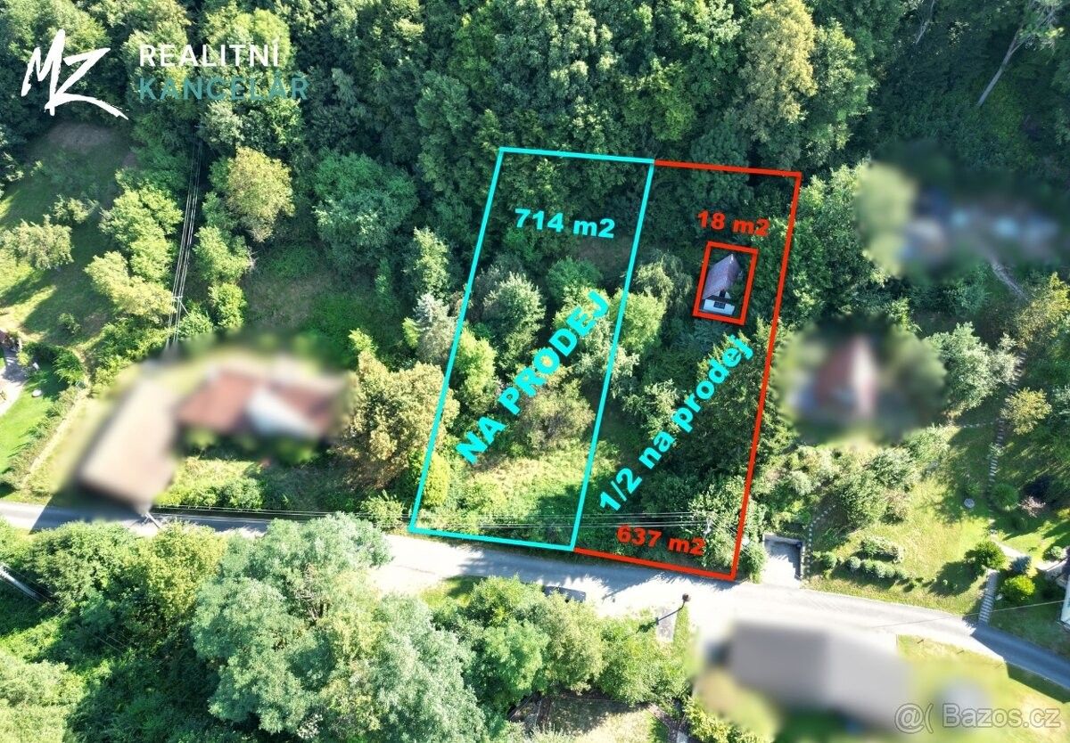 Prodej pozemek pro bydlení - Vizovice, 763 12, 1 041 m²