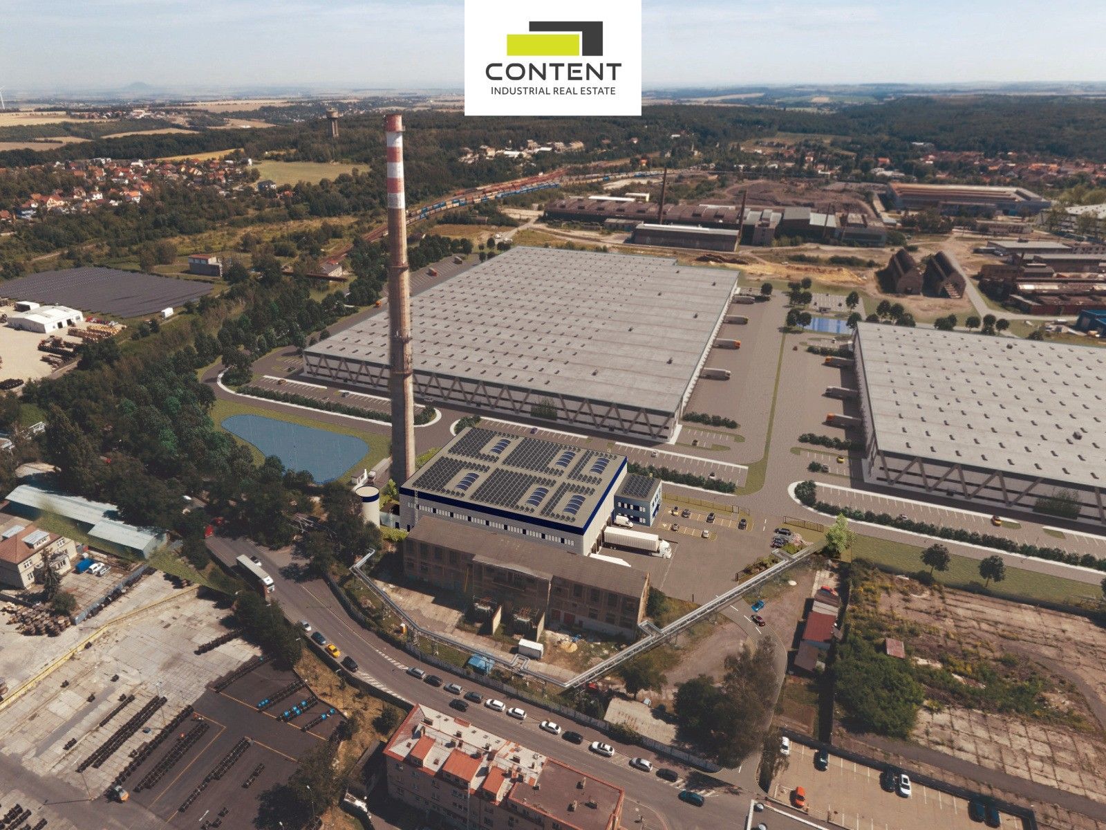 Pronájem výrobní prostory - Dubská, Kladno, 3 324 m²