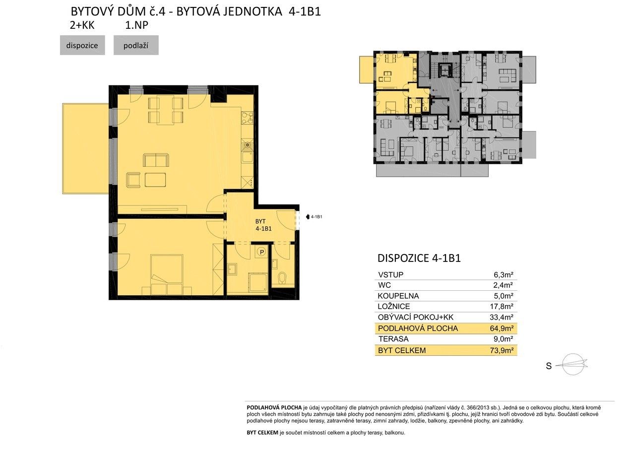 2+kk, Žďár nad Sázavou 8, 65 m²