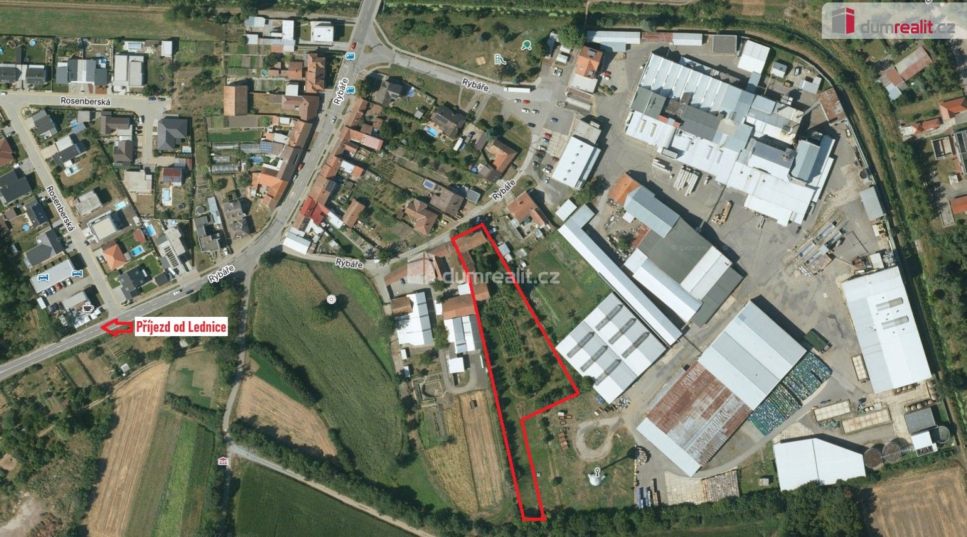 Pozemky pro bydlení, Rybáře, Podivín, 5 108 m²