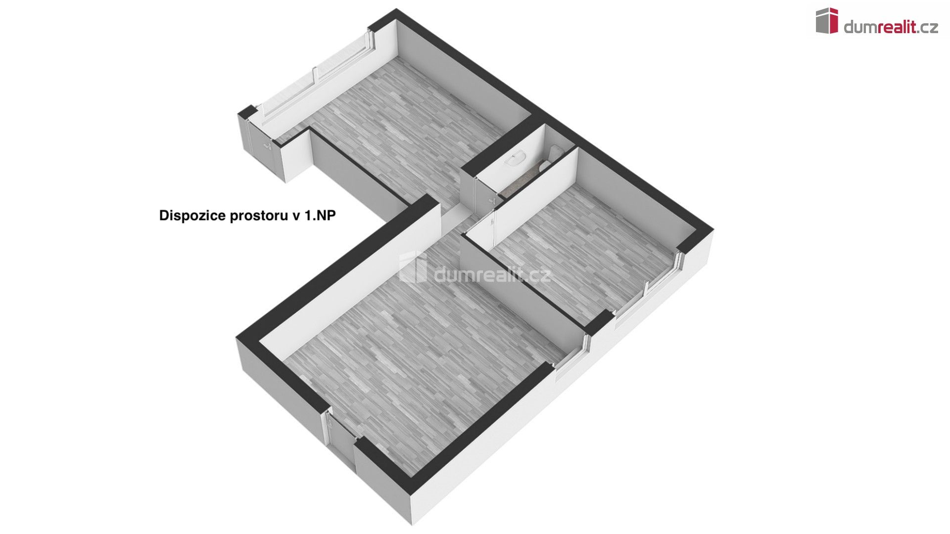 Pronájem kancelář - Partyzánská, Hodonín, 110 m²