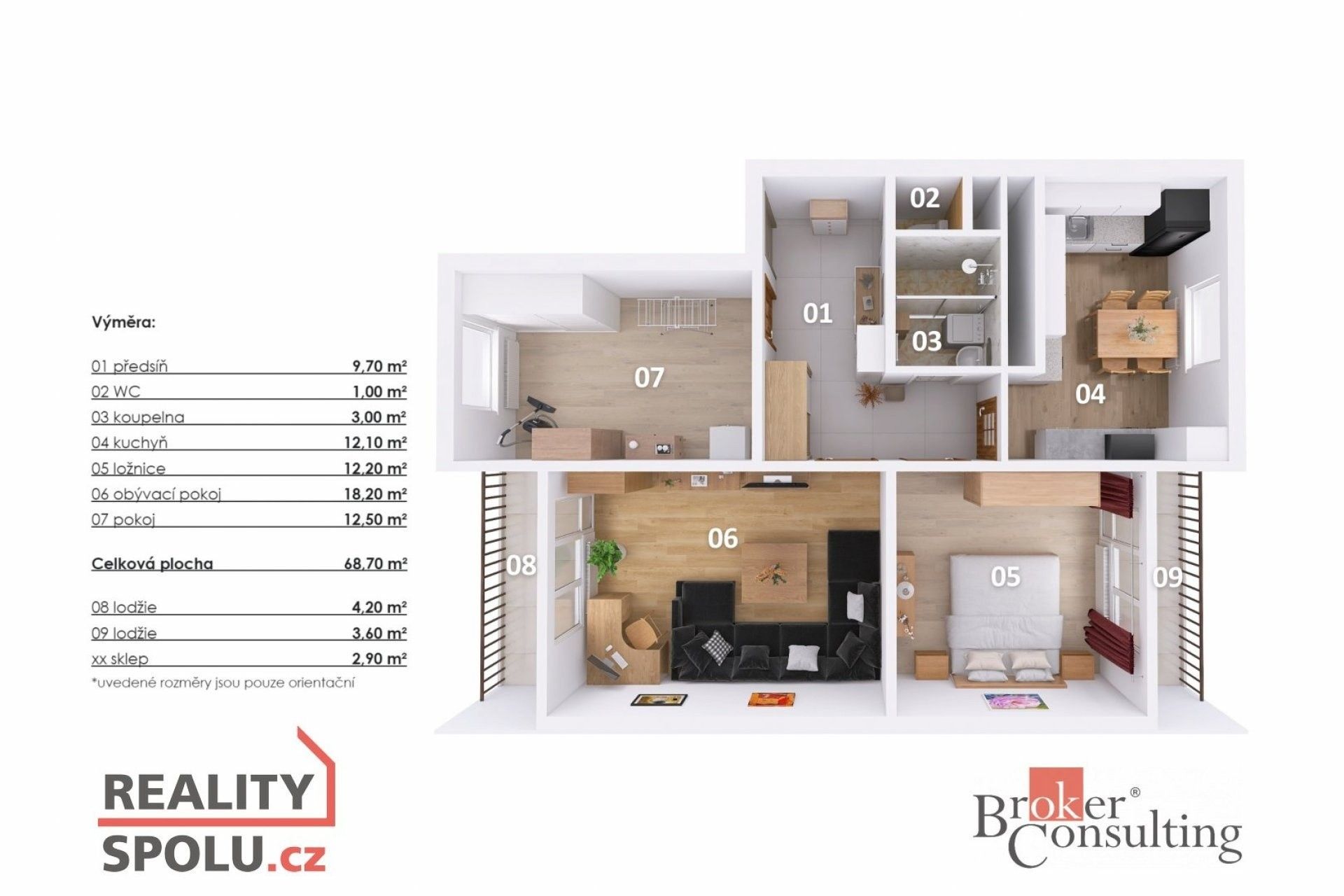 Prodej byt 3+1 - Zdislavy z Lemberka, Jablonné v Podještědí, 71 m²