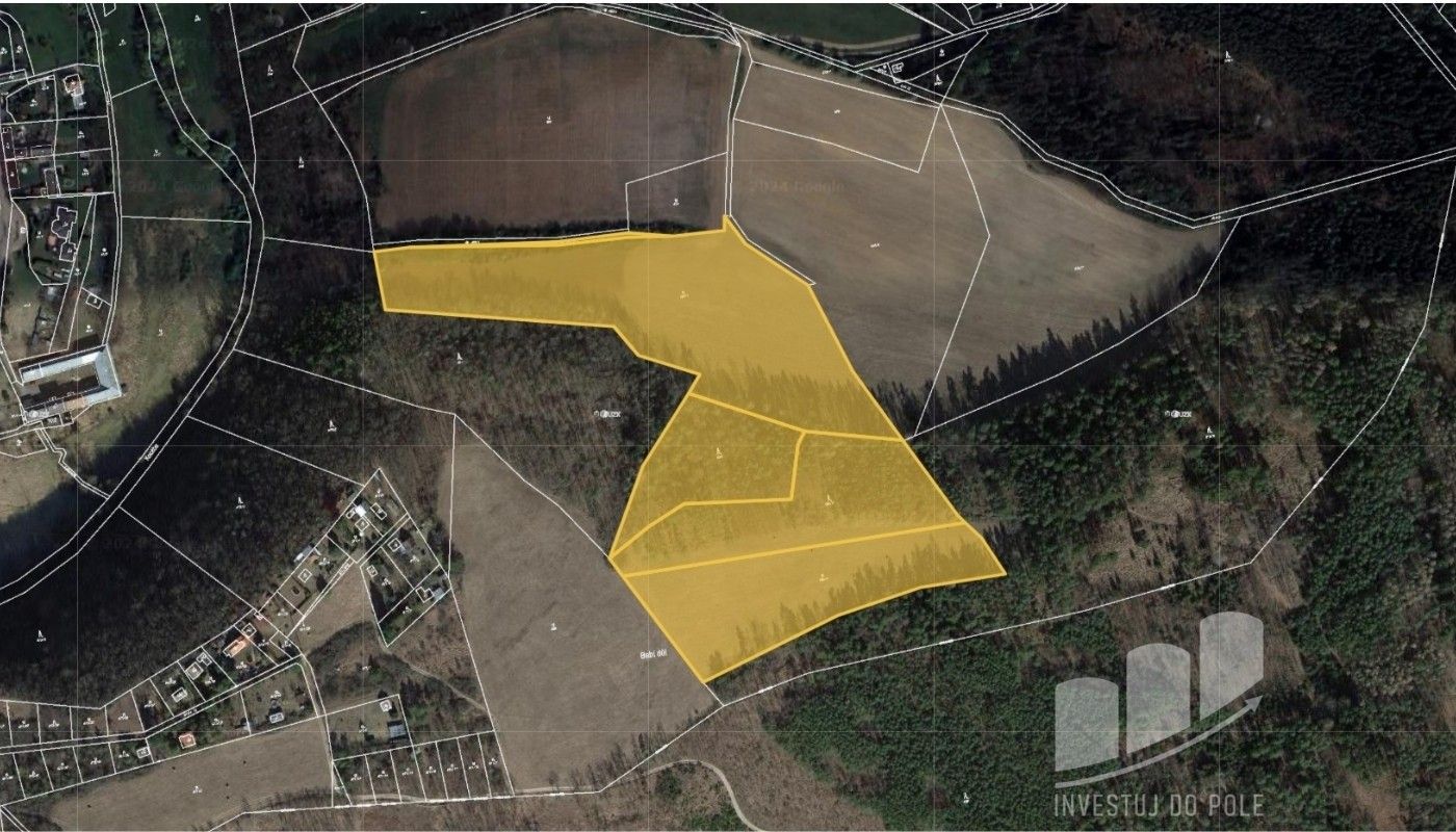 Prodej louka - Malá Lečice, Bojanovice, 56 080 m²