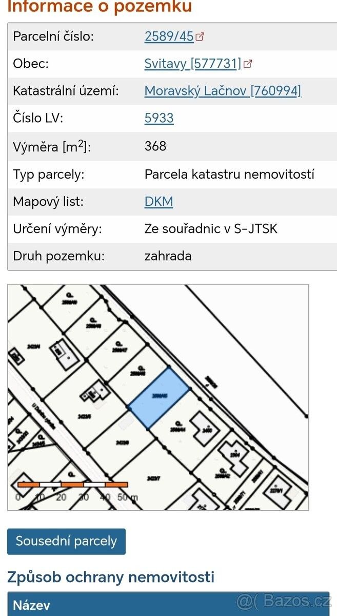 Pozemky pro bydlení, Svitavy, 568 02, 368 m²