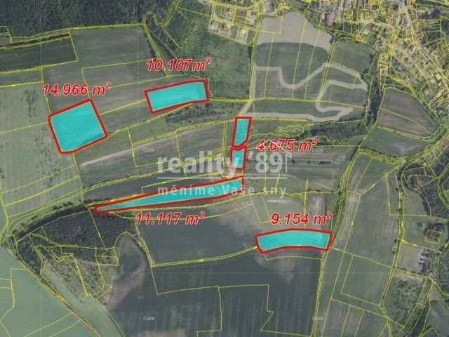 Zemědělské pozemky, Zeměchy, Kralupy nad Vltavou, 71 991 m²