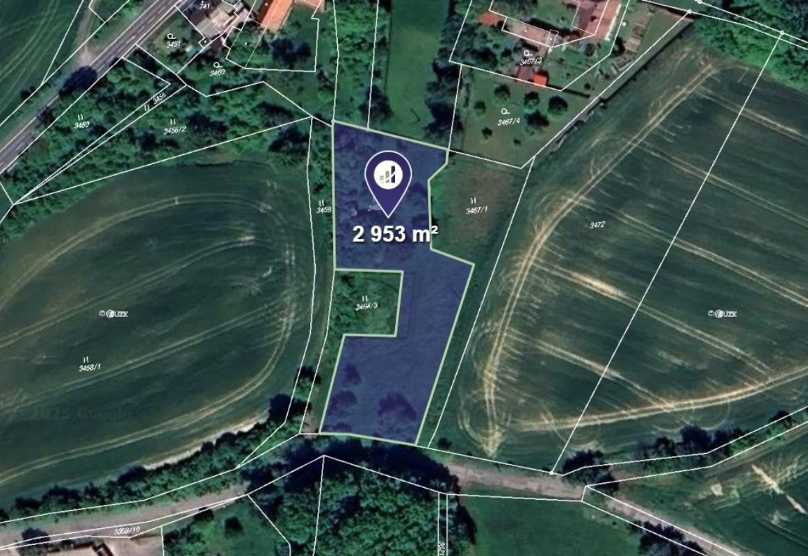 Louky, Dvůr Králové nad Labem, 2 953 m²