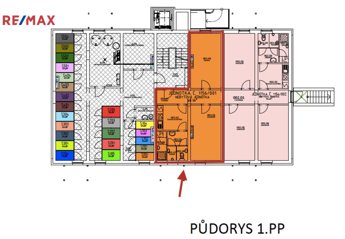 Prodej kancelář - Pražská, Pelhřimov, 57 m²