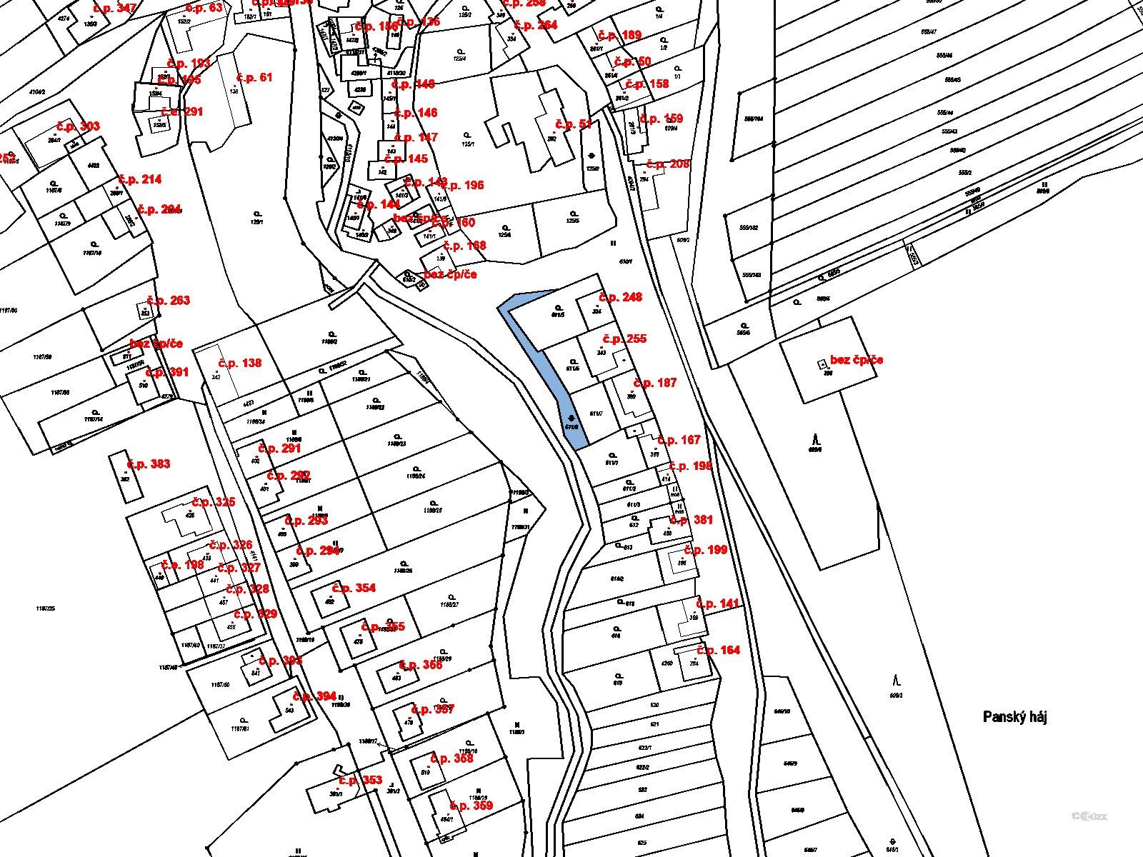 Prodej pozemek - Boršice u Blatnice, 426 m²