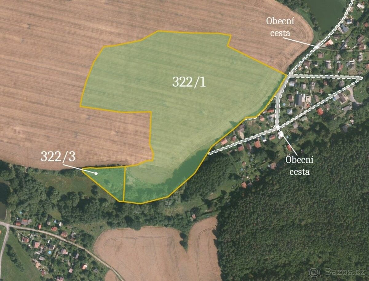 Zemědělské pozemky, Mníšek pod Brdy, 252 10, 61 515 m²