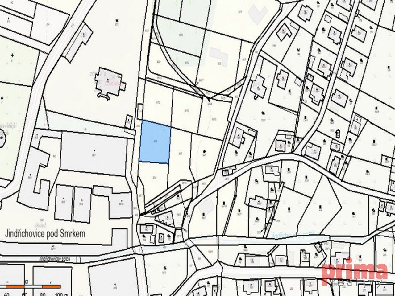Pozemky pro bydlení, Jindřichovice pod Smrkem, 1 016 m²