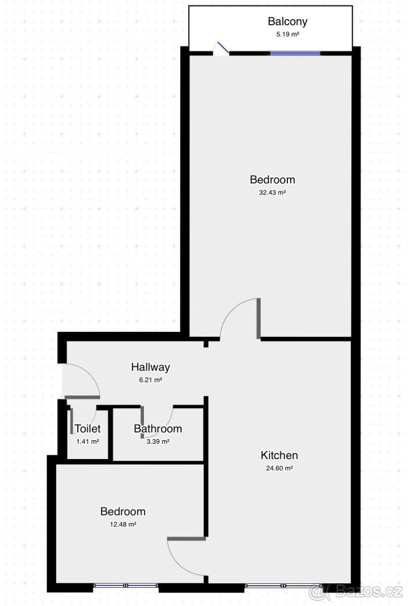 Pronájem byt 3+kk - Brno, 635 00, 66 m²