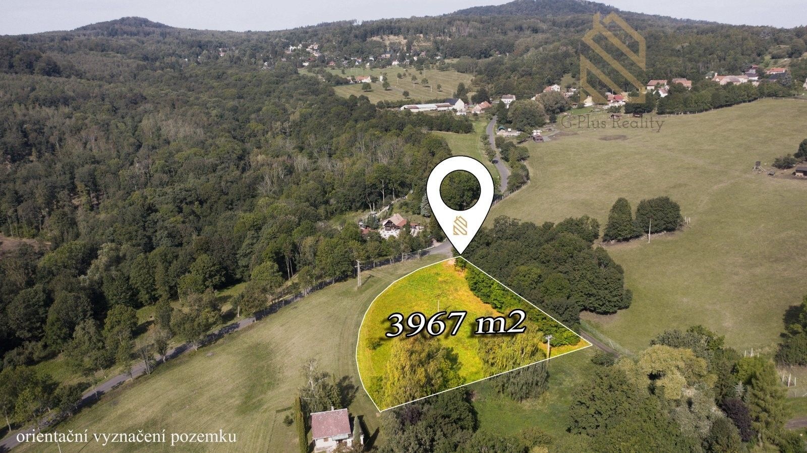 Zahrady, Skalice, Třebívlice, 3 967 m²