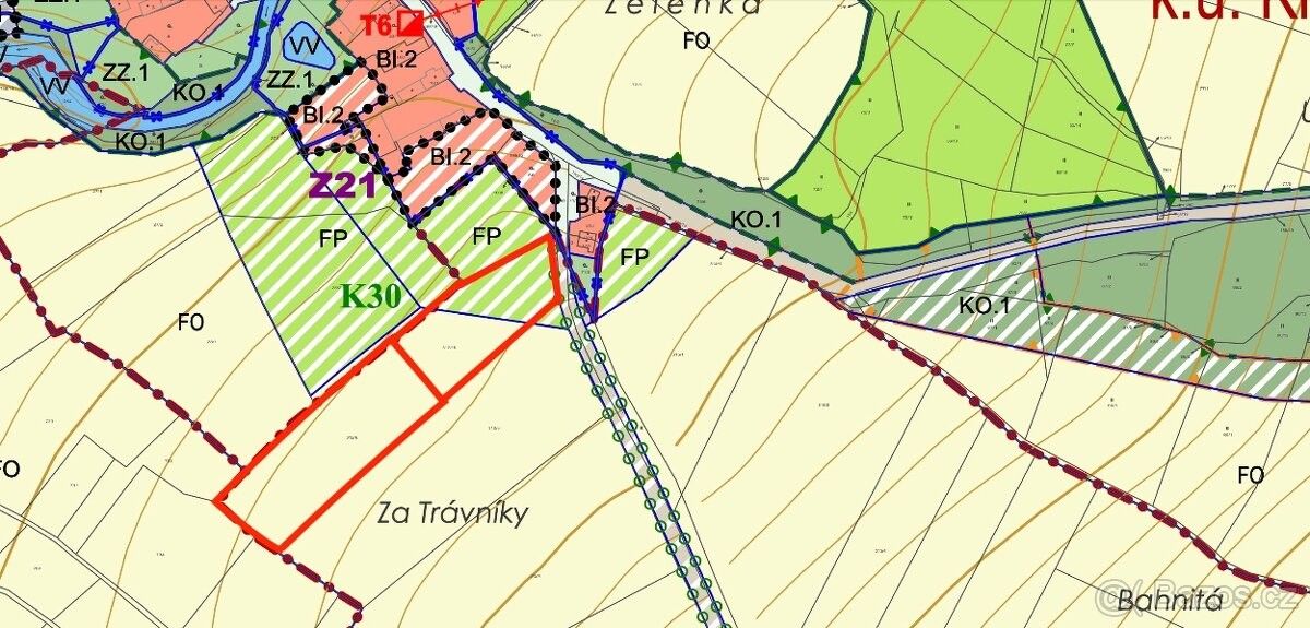 Prodej zemědělský pozemek - Přeštice, 334 01, 536 m²