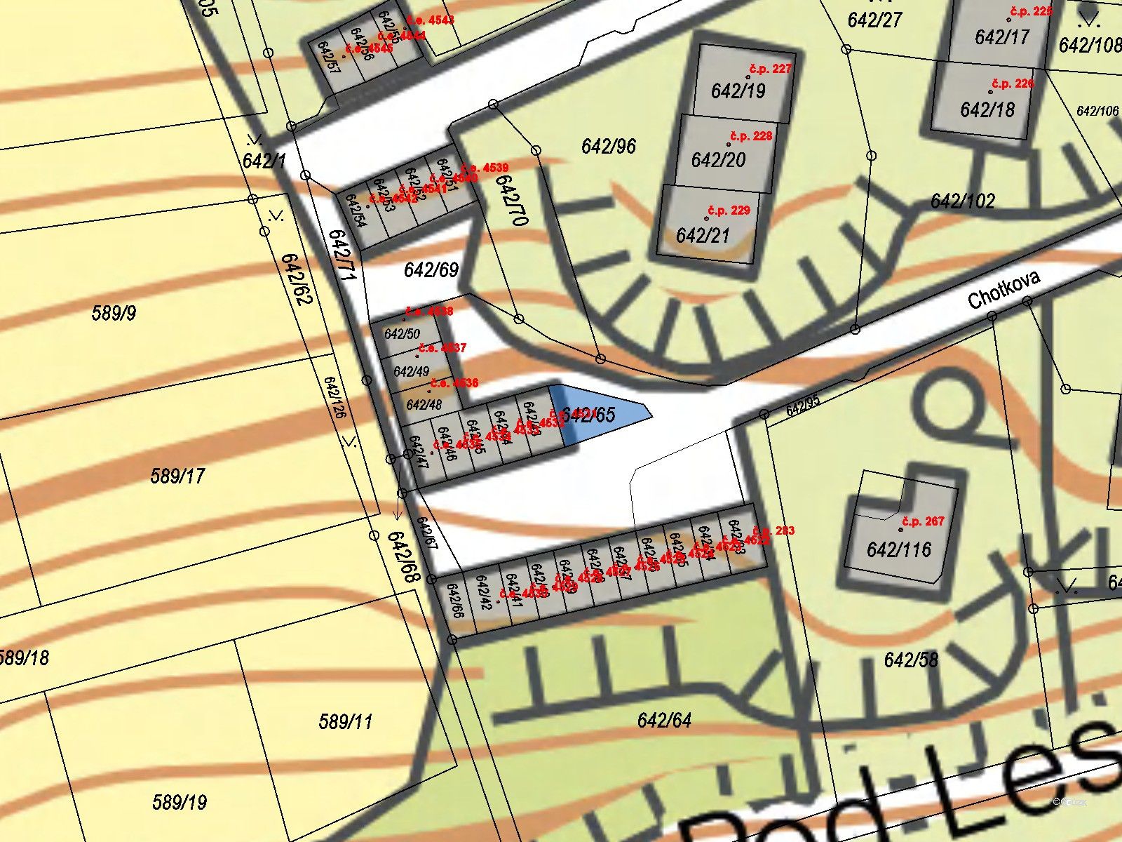 Prodej pozemek - Ústí nad Labem, 42 m²