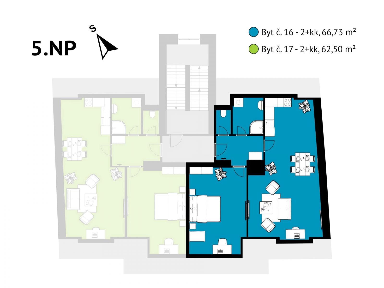 2+kk, Chrastavská, Liberec, 67 m²