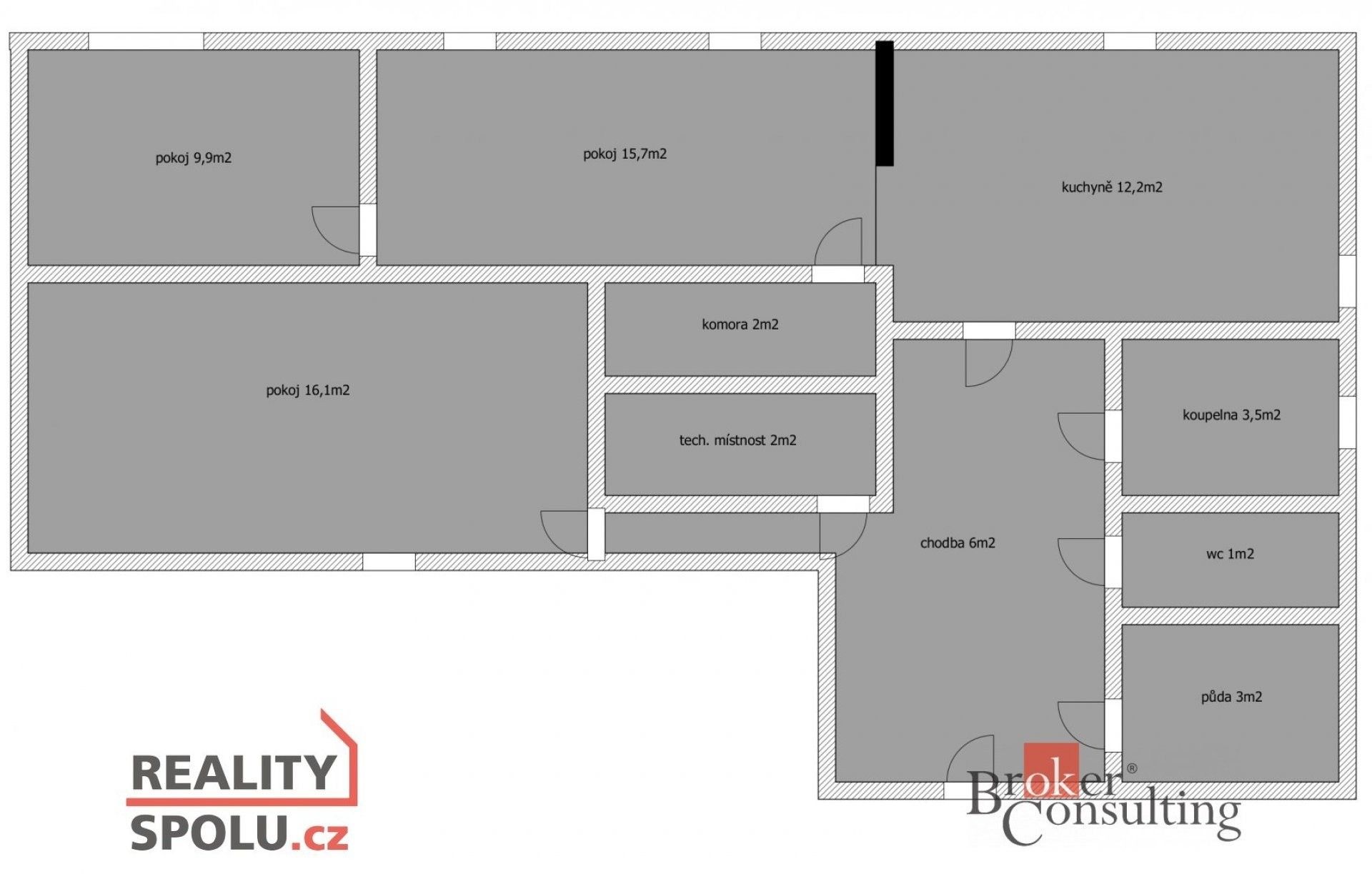 Prodej rodinný dům - Husovo náměstí, Mladá Vožice, 100 m²