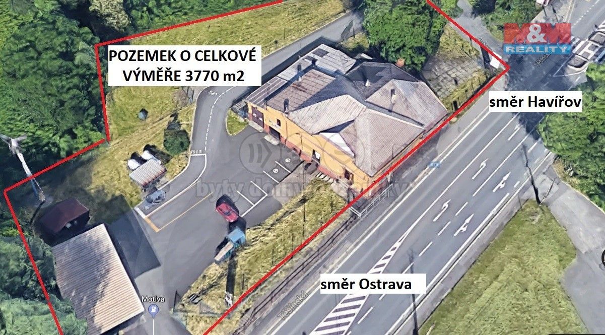 Obchodní prostory, Těšínská, Ostrava, 440 m²