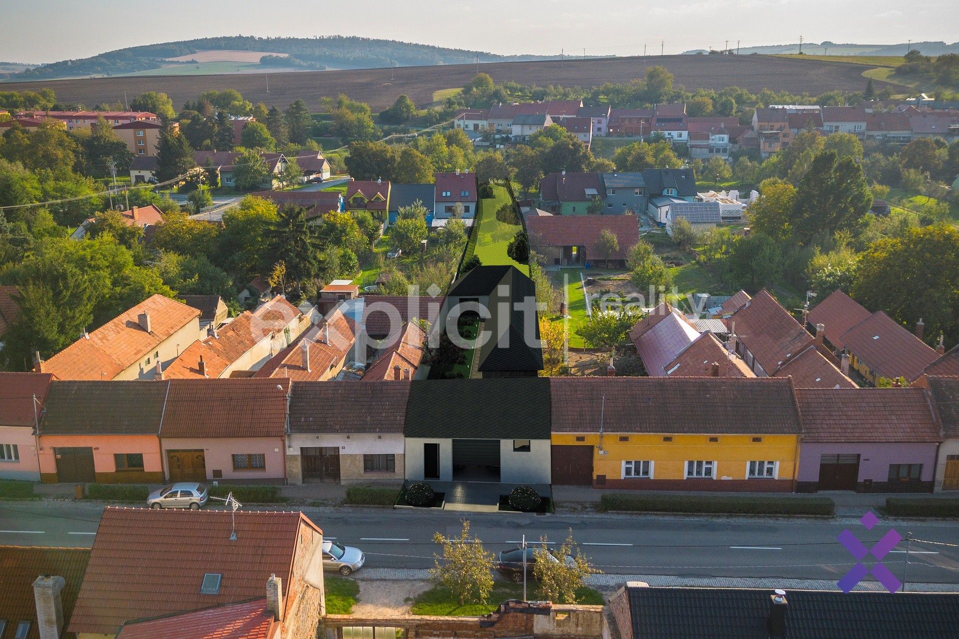 Prodej rodinný dům - Hlavní, Hluk, 135 m²