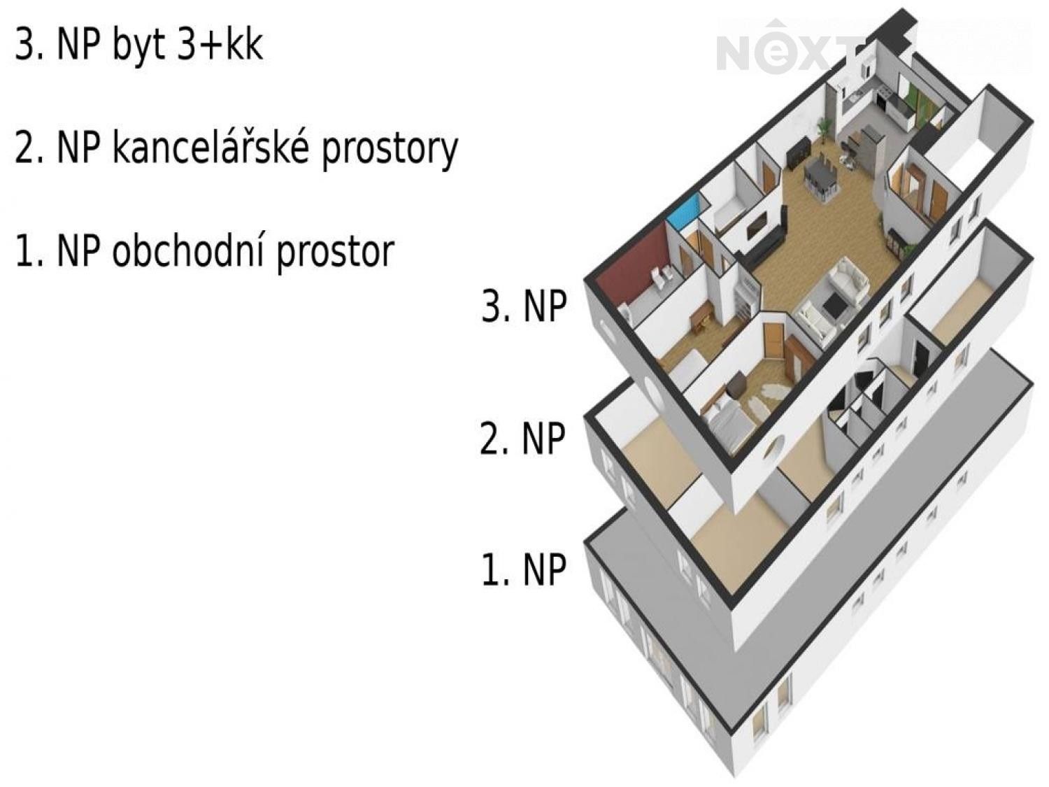 Prodej obchodní prostory - Masarykovo náměstí, Vyškov, 534 m²