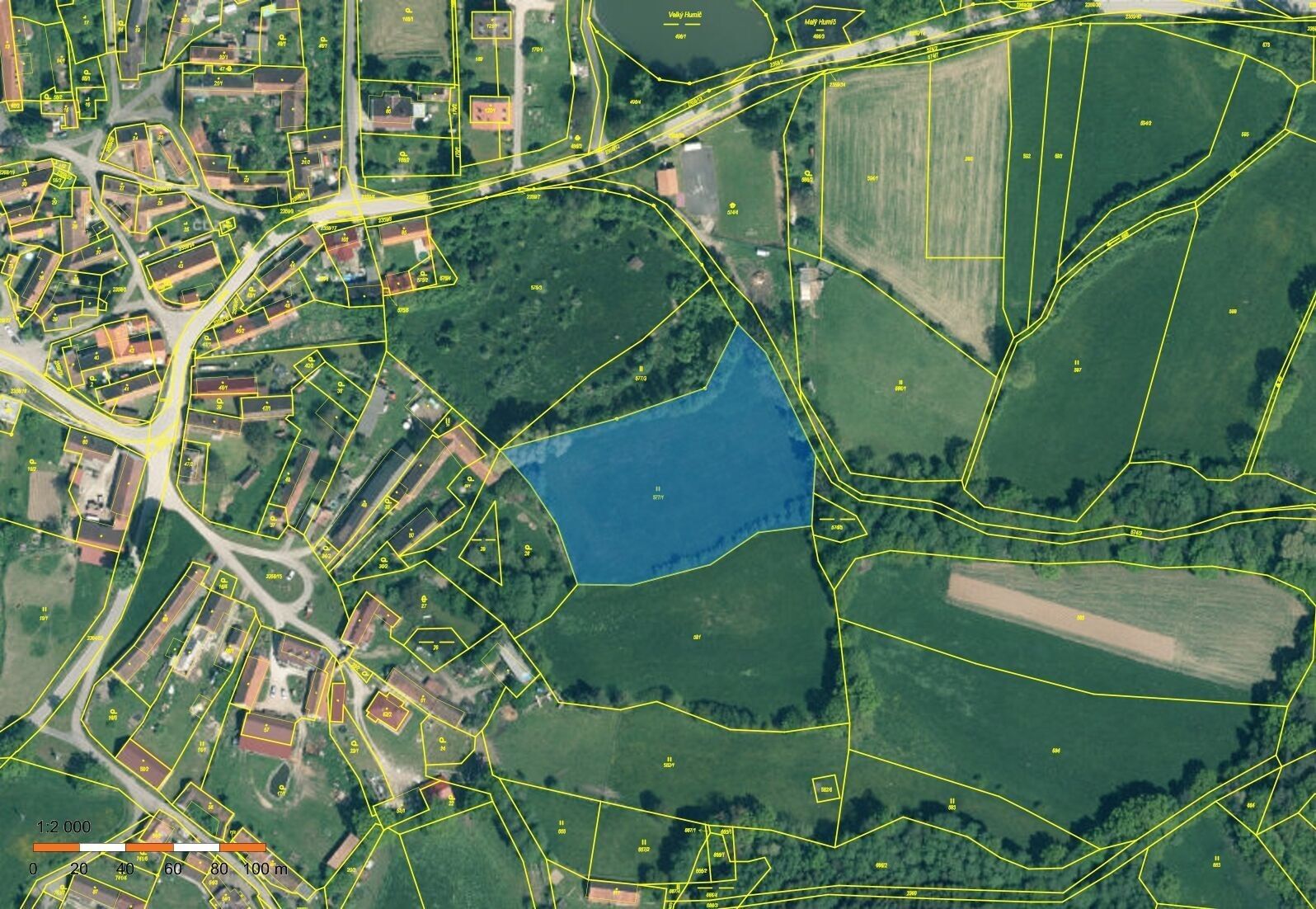Zemědělské pozemky, Mečichov, 22 893 m²