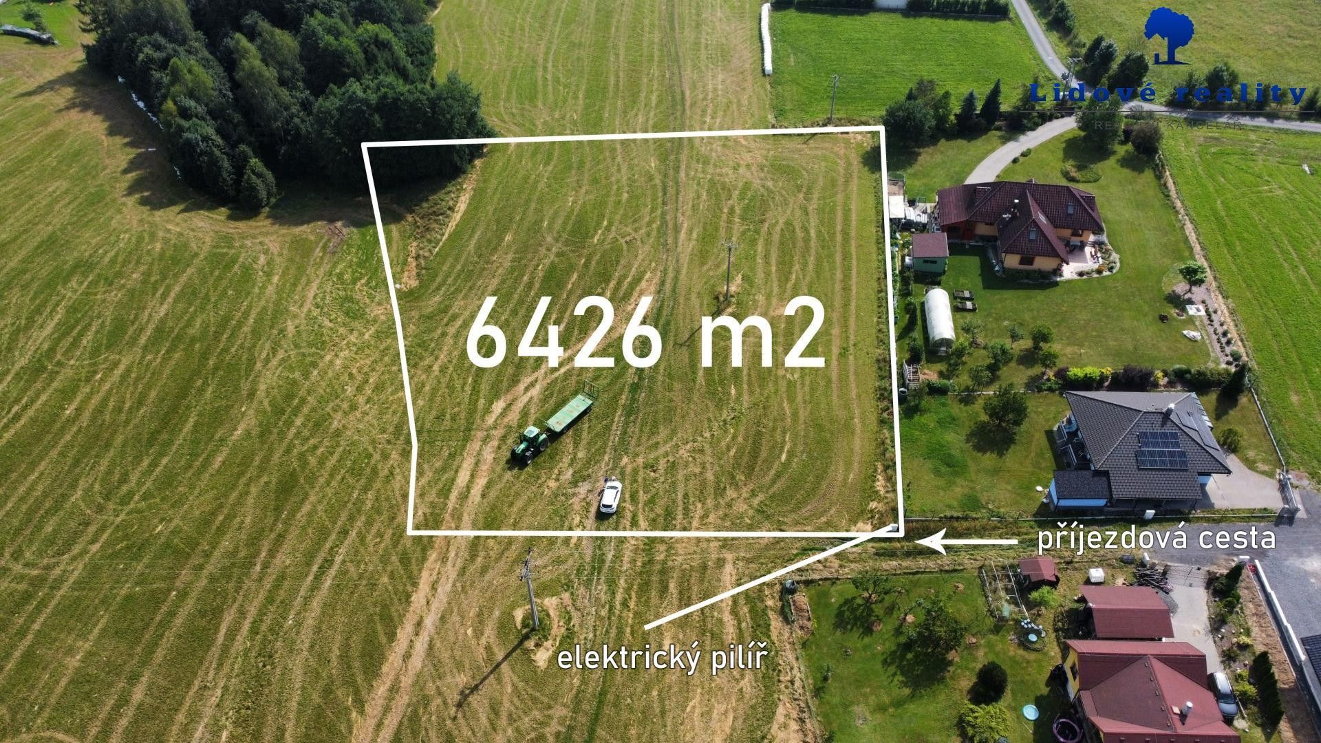 Prodej komerční pozemek - Dolní Domaslavice, 6 426 m²