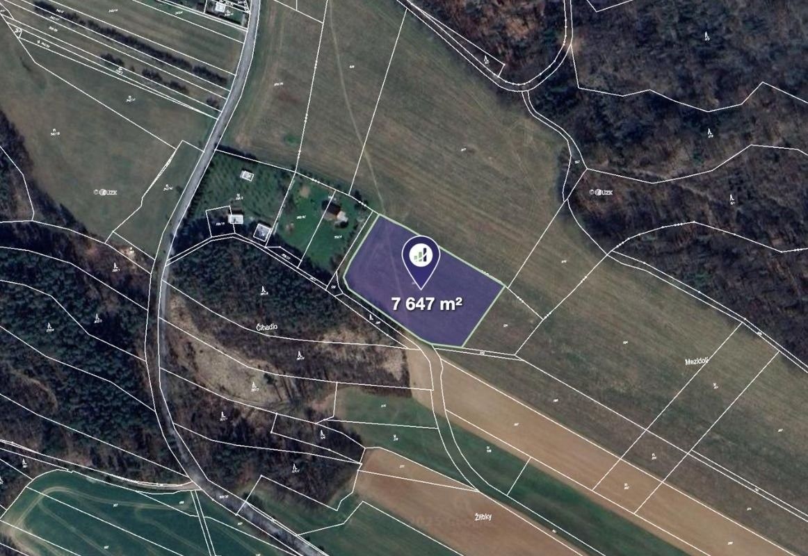 Zemědělské pozemky, Letovice, 7 647 m²