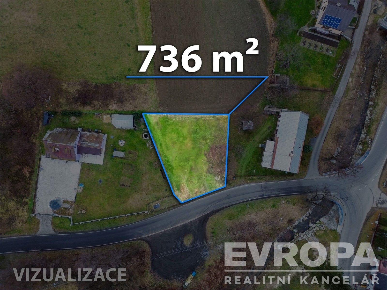 Pozemky pro bydlení, Stará Červená Voda, 736 m²