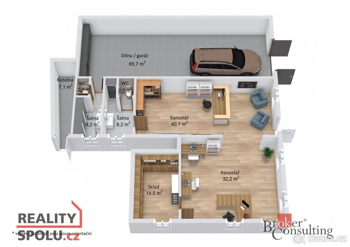 Pronájem obchodní prostory - Kraslice, 358 01, 180 m²