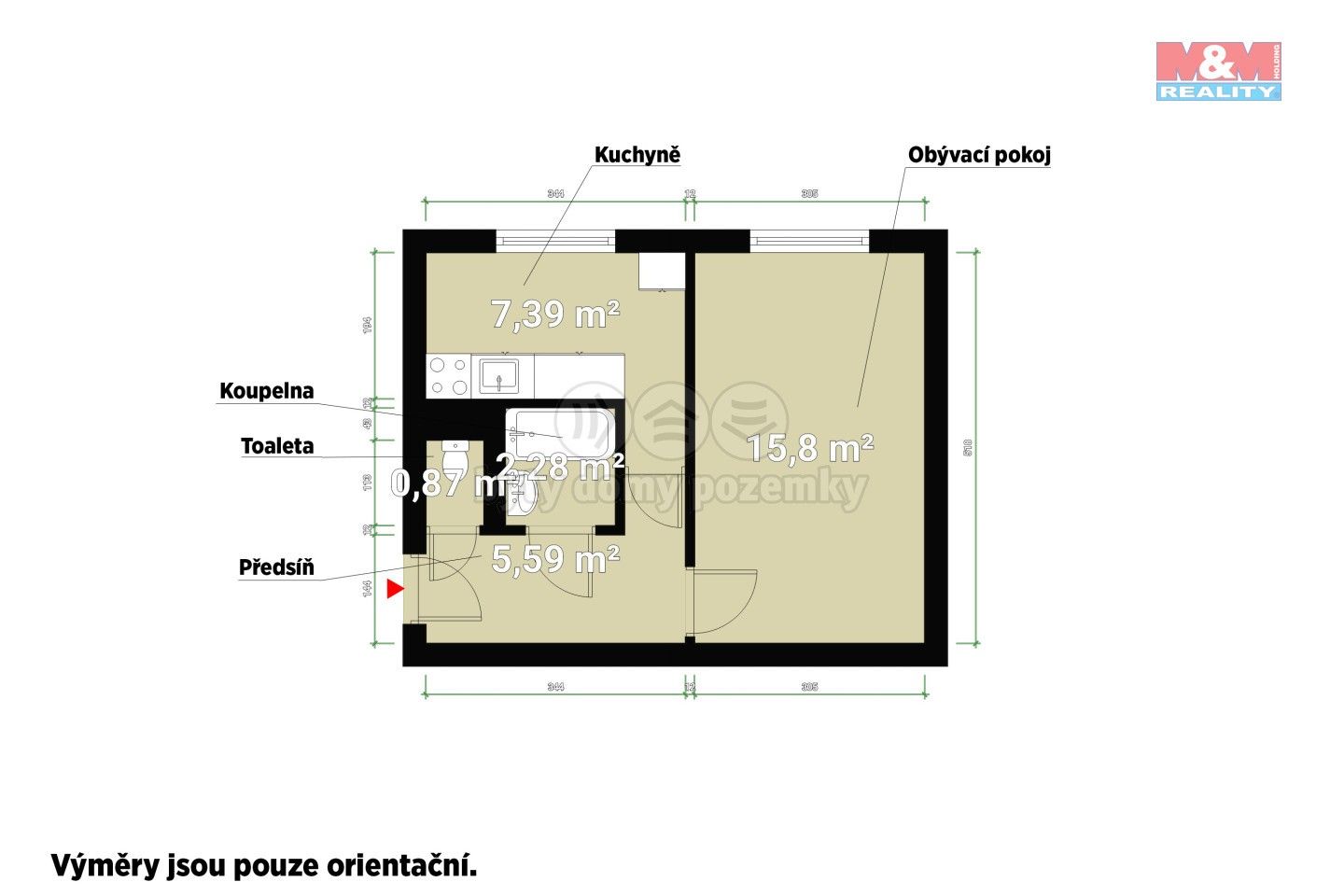 Pronájem byt 1+1 - Pecháčkova, Plzeň, 39 m²
