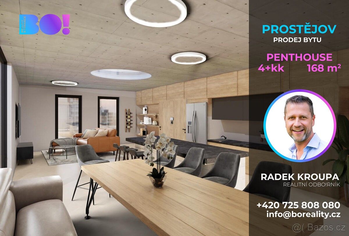 4+kk, Prostějov, 796 01, 168 m²