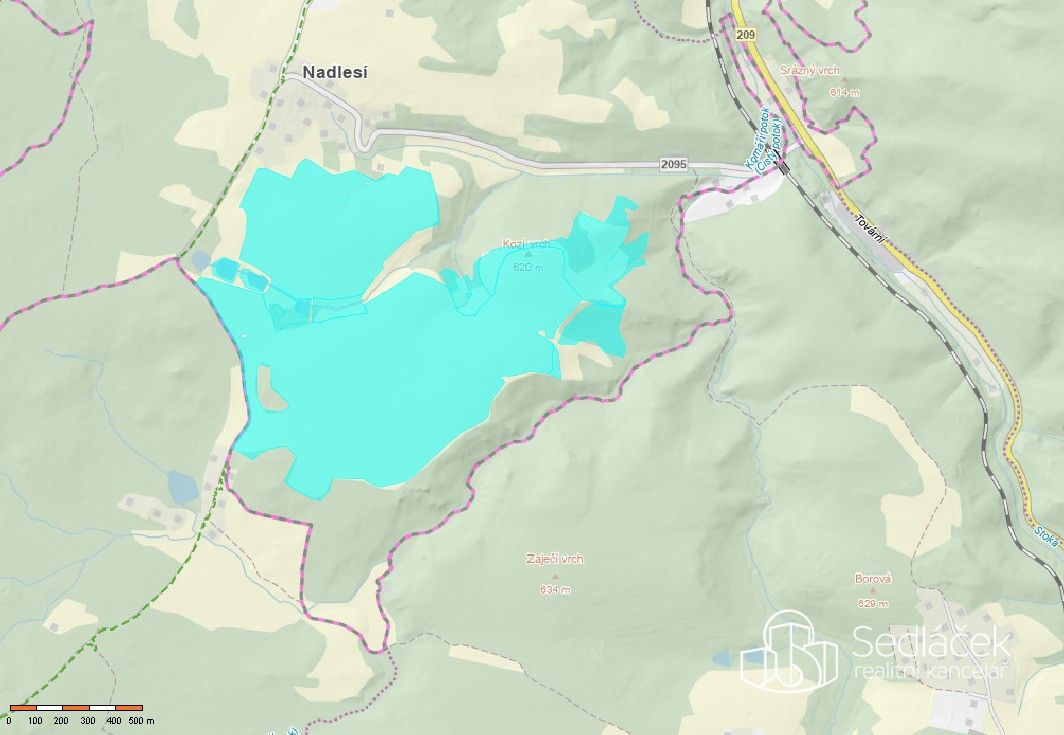 Zemědělské pozemky, Loket, 1 197 412 m²