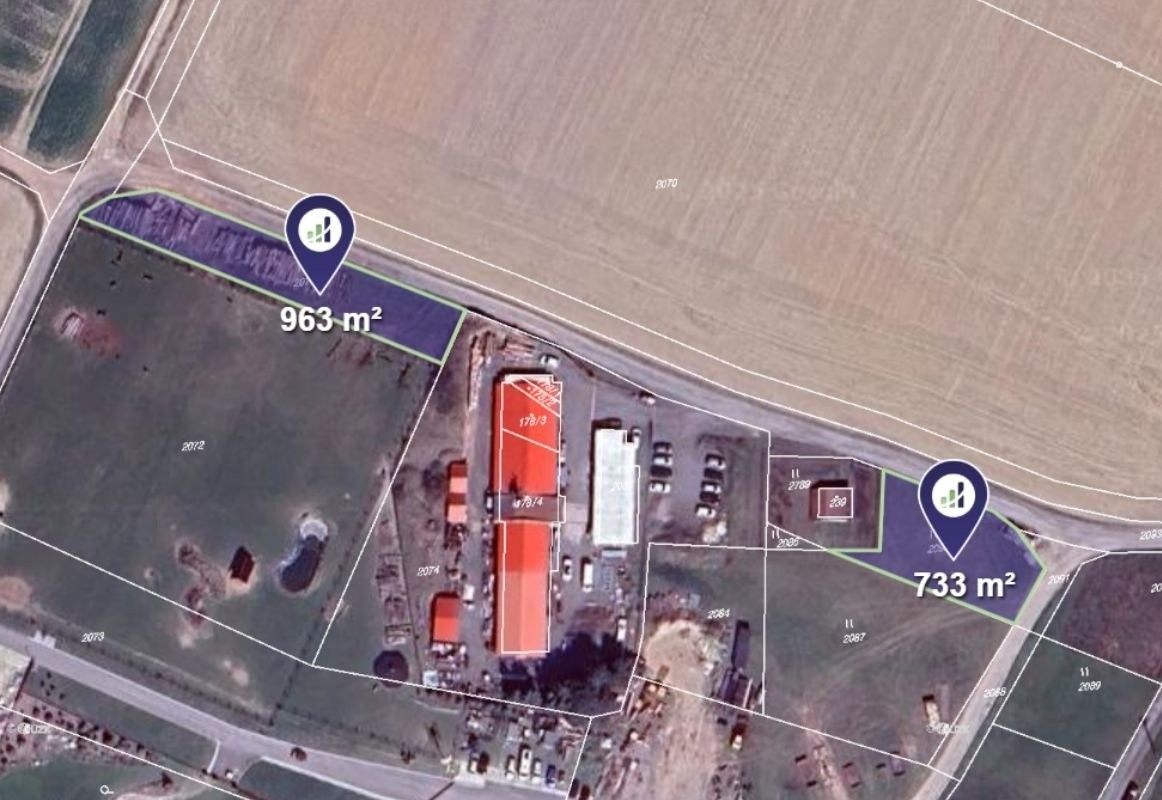 Louky, Vilémov, 1 696 m²