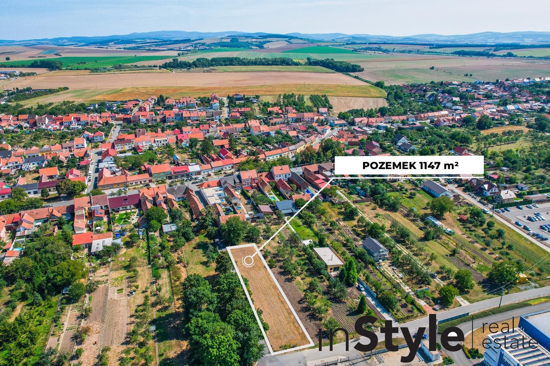 Pozemky pro bydlení, Dědina, Ostrožská Nová Ves, 1 147 m²