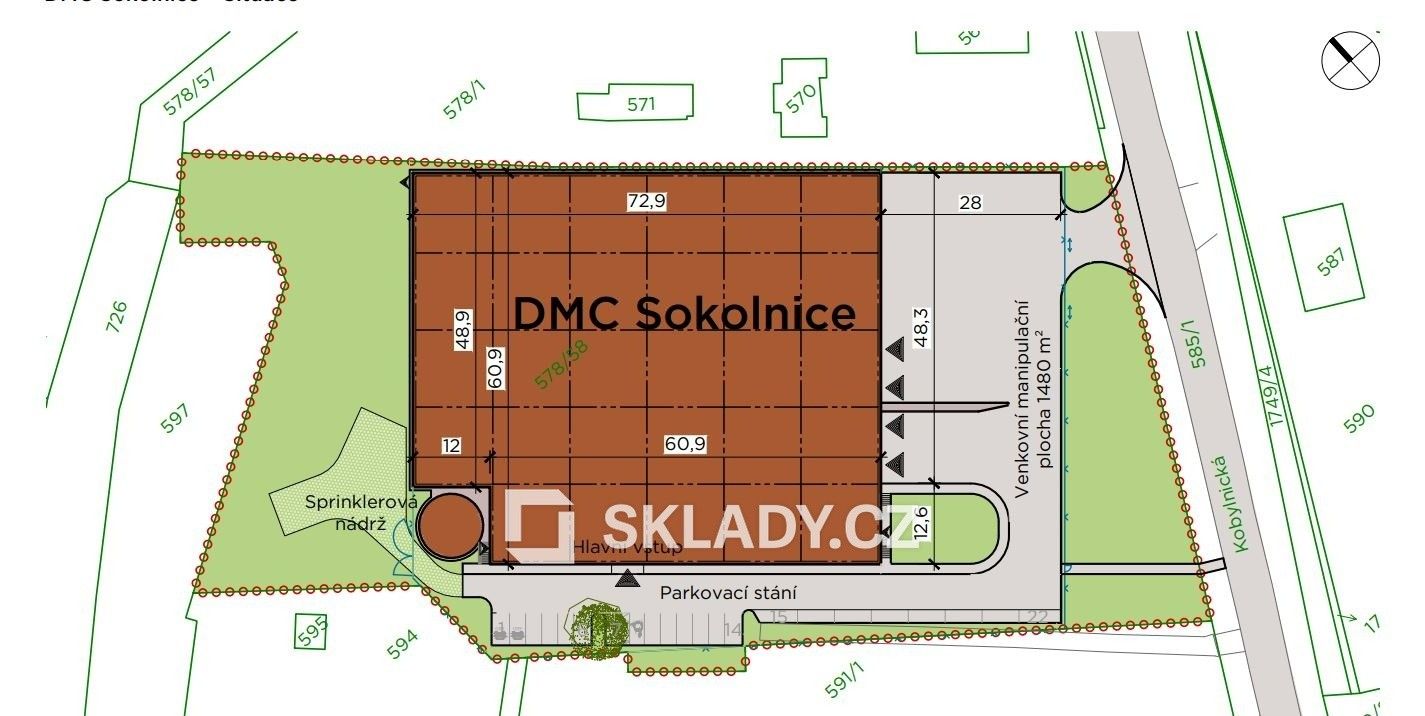 Pronájem sklad - Sokolnice, 4 m²