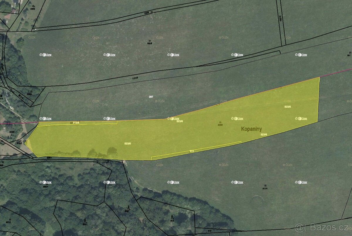 Zemědělské pozemky, Kružberk, 747 86, 851 m²