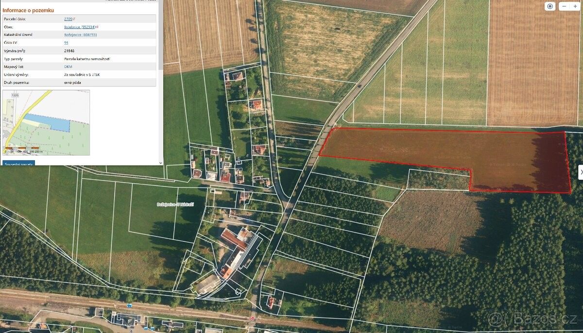 Pozemky pro bydlení, Jistebnice, 391 32