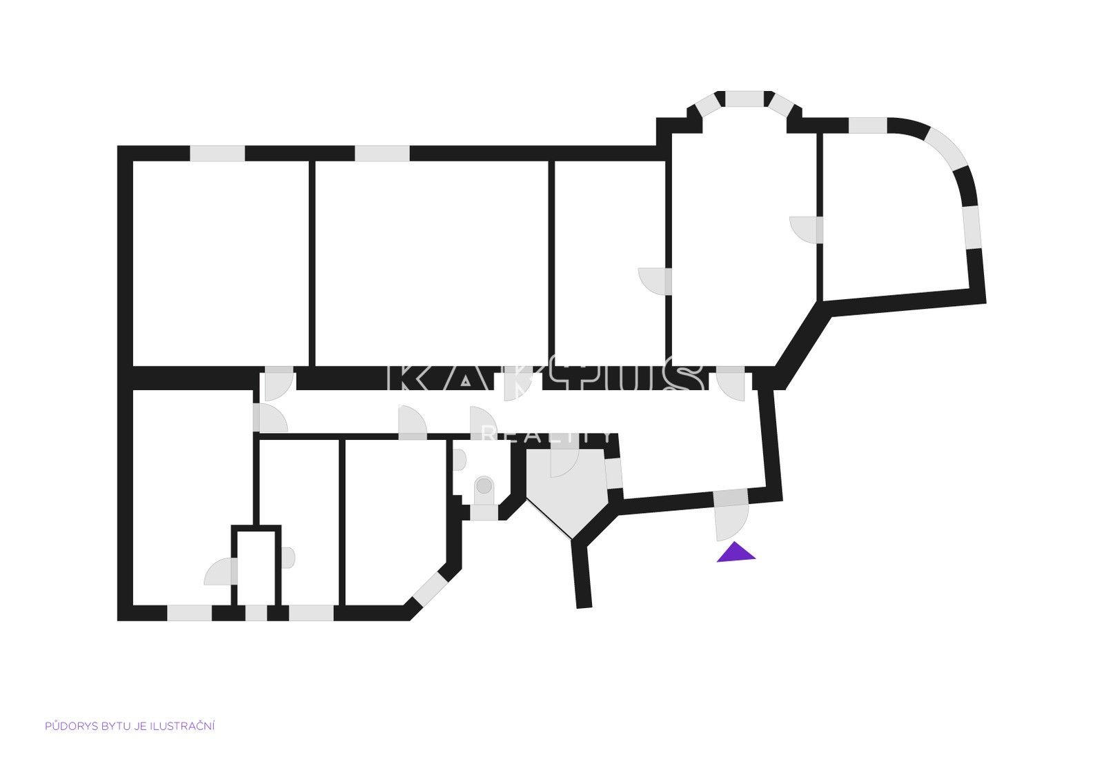 Pronájem kancelář - Čs. legií, Ostrava, 185 m²