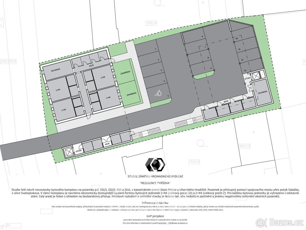 Prodej pozemek - Staré Město u Uherského Hradiště, 686 03, 1 203 m²